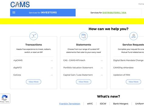 camsonline|View ELSS Transaction Statement Online .